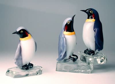 Пингвины муранского стекла